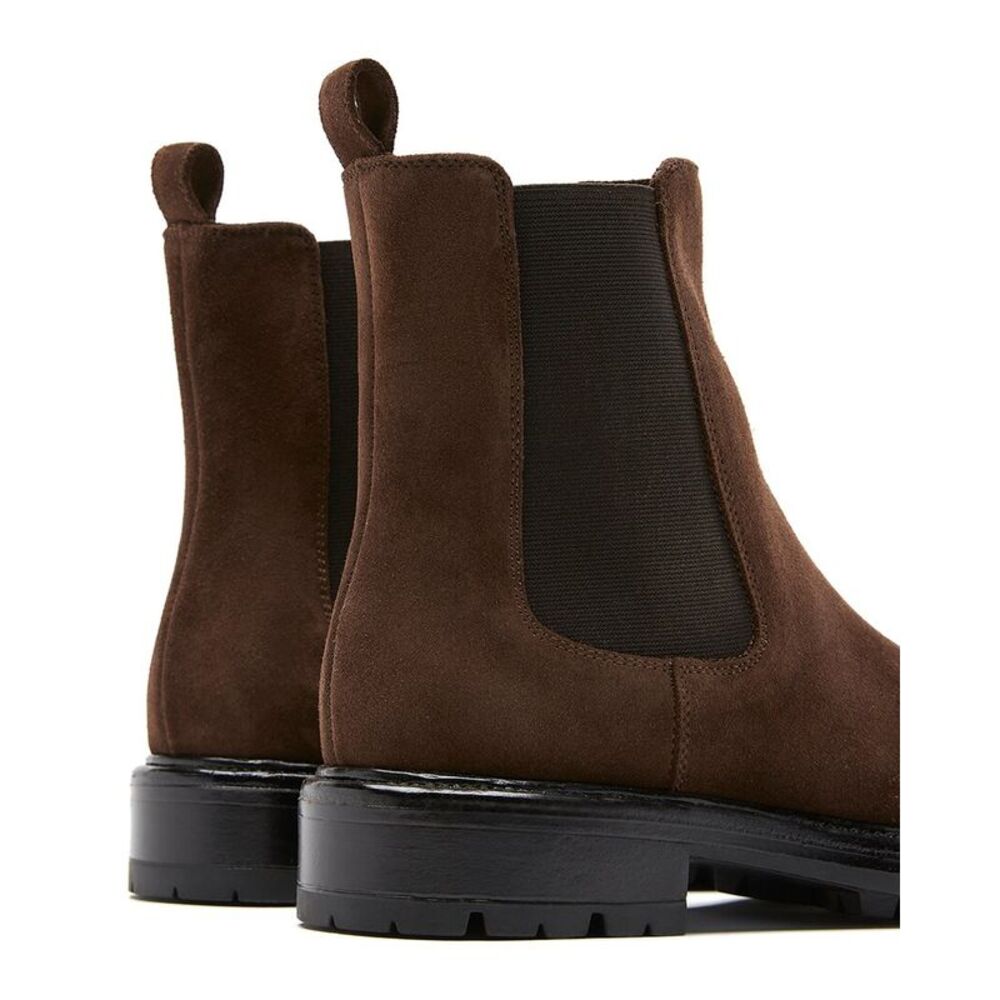 La Canadienne Wade Suede Bootie, Brown - Picture 2 of 5